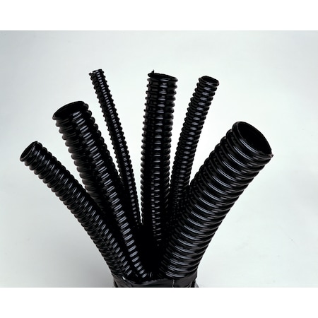 Danner 1 1/2" ID x 20' Black Kink Resistant Vinyl Tubing 12414